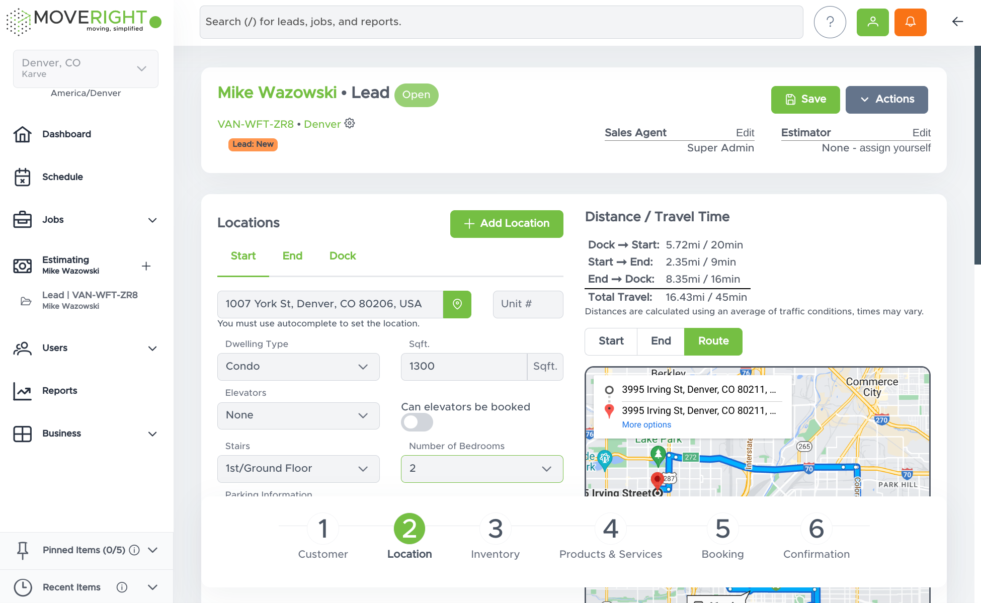 Move Right Location Step Featuring Application Restyling Move Right Location Step Featuring Application Restyling