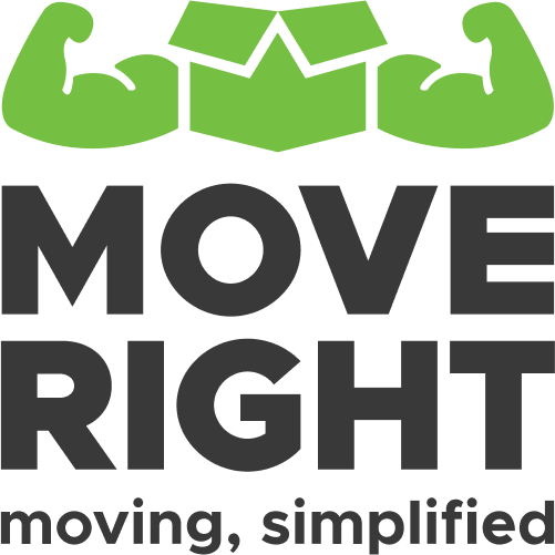 Move Right Logo, 3D isometric box.